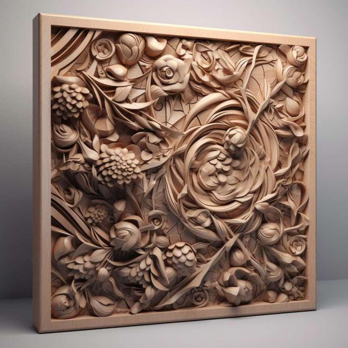 نموذج ثلاثي الأبعاد لآلة CNC 3D Art 